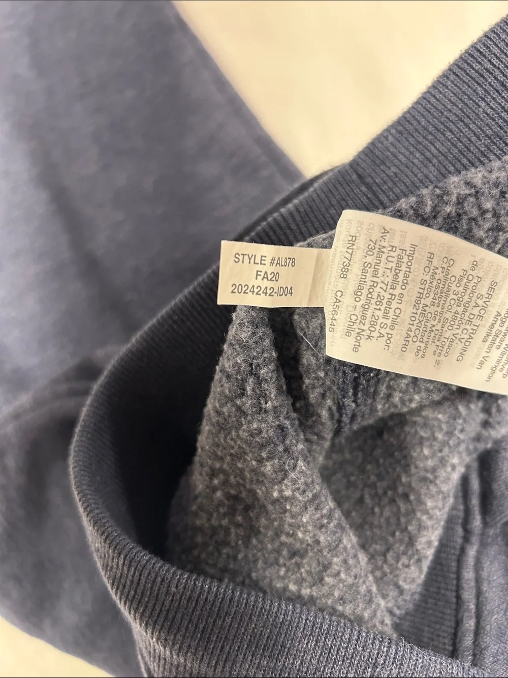 J.Crew Men’s Authentic Fleece Jogger Sweatpants Navy Medium AL878